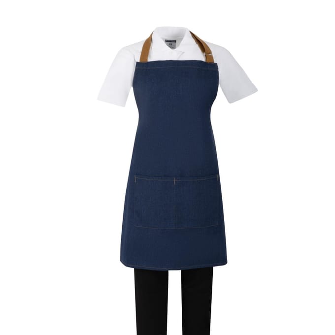 Southside halterschort blauw
