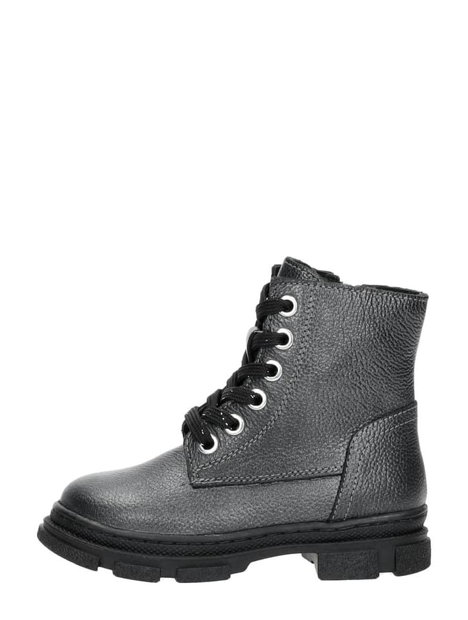 KEQ Veterschoen hoog Veterschoen hoog - zilver - Maat 30