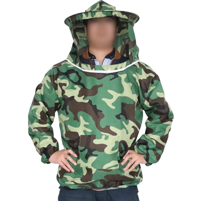 Bienenzuchtanzug Bienenjacke mit Imkerhut Schleier mit Rei?verschluss legergroene kleur