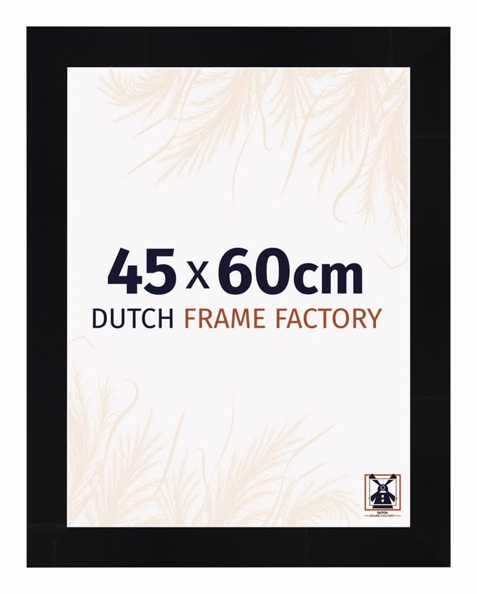 Fotolijst 45x60 cm - MDF - Zwart Hoogglans - Praag