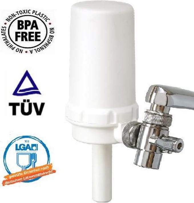 VitalFilter - Mobiel waterfilter op kraan - Schoon drinkwater - Vitalisatie water