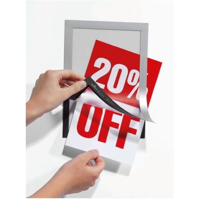 Infokader A5 »Duraframe 4871« zelfklevend met magnetische klep
