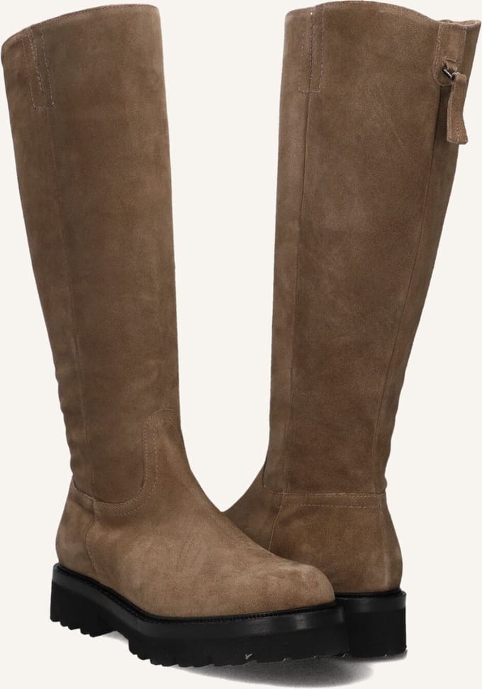 BLASZ 370-2887 Laarzen - Suède - Dames - Taupe - Maat 41
