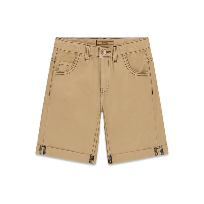 Korte popeline broek voor kinderen Guess