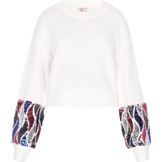 IZIA Jumper Dames wolwit