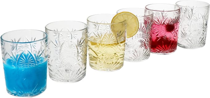 MamboCat Set van 6 STARLA whiskytuimelaars reliëf - 829549