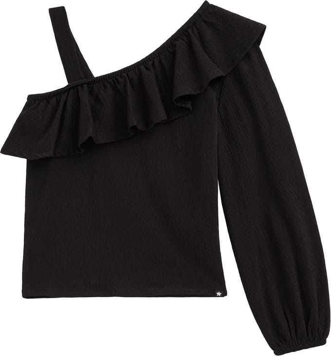 WE Fashion Meisjes off-shoulder top met structuur