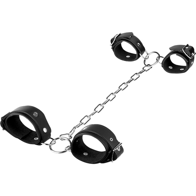 Rimba - Arm en voetboeien combinatie met ketting