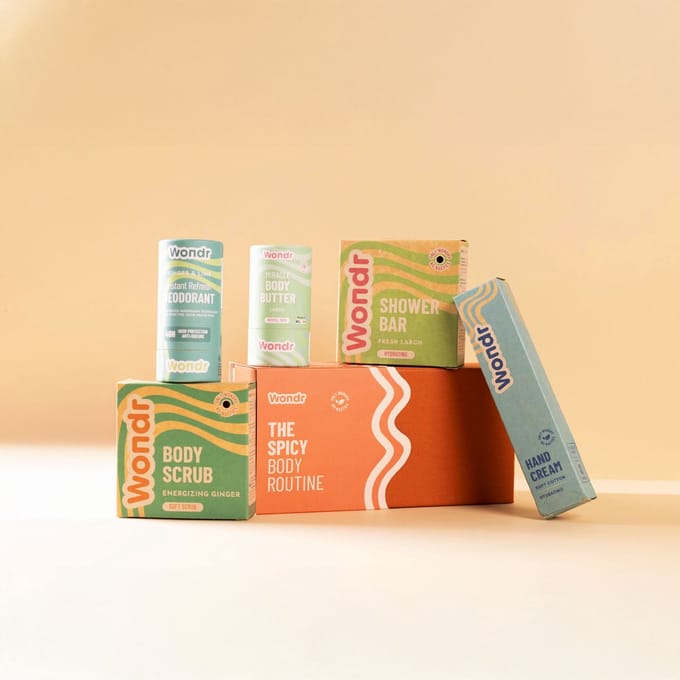 The Spicy Body Routine - Wondr Gift - Full body care met pit
