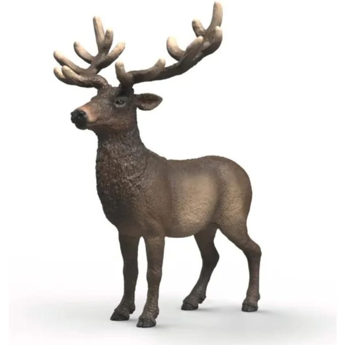 Schleich Wild Life Amerikaans Edelhert speelfiguur realistisch speelgoed.