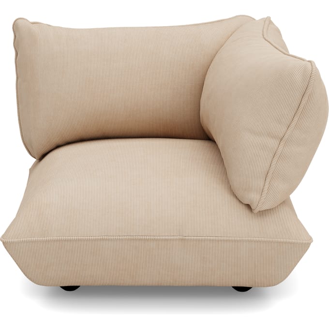 fatboy Sumo hoekbank rechts Koord Gerecycled - beige