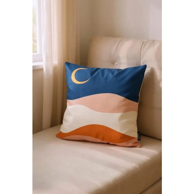 Gek op kussens! Sierkussen shining moon | 45 x 45 cm | katoen/polyester