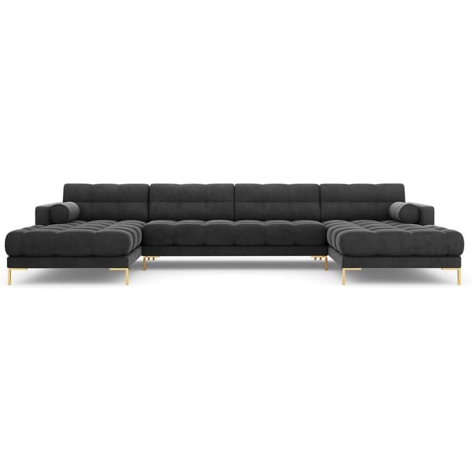 U-hoekbank Bali velvet | Cosmopolitan Design