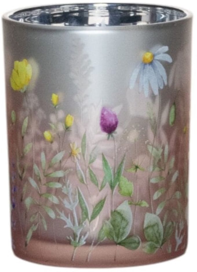 Mars & More Theelichthouder wilde bloemen large 18cm