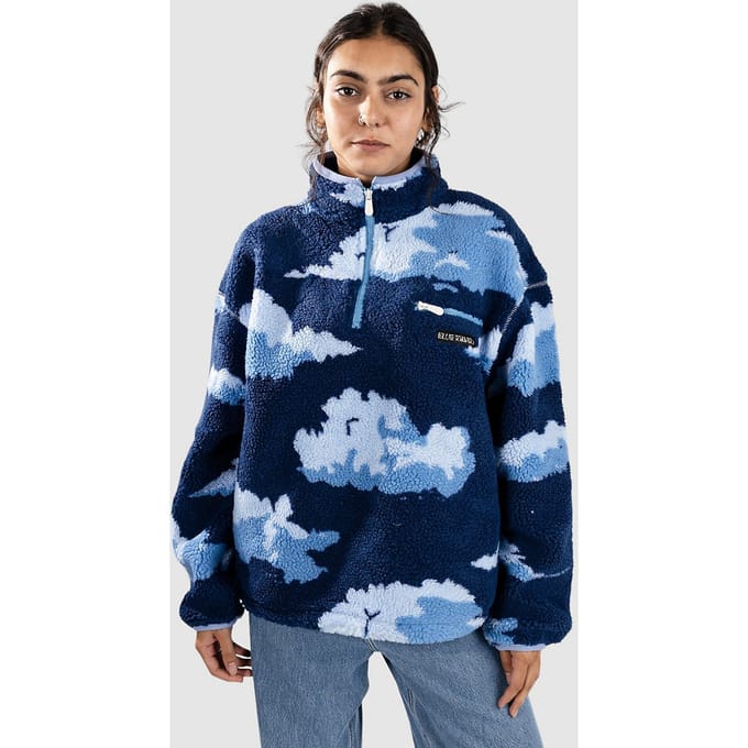 Blue Tomato Scenic Landscape Halfzip Half-Zip Fleece Trui blauw