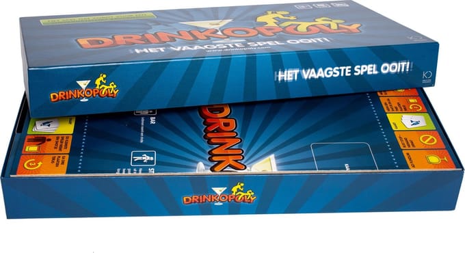 Drinkopoly Nederlands - Drankspel bordspel voor 6 spelers