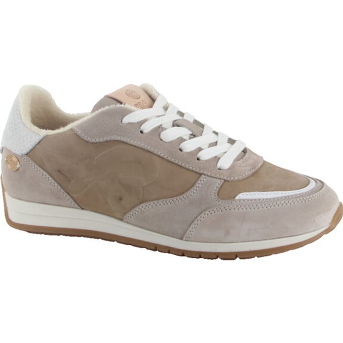 Fred De La Bretoniere Vlora Sign Sneaker Nubuck Beige - Maat 41