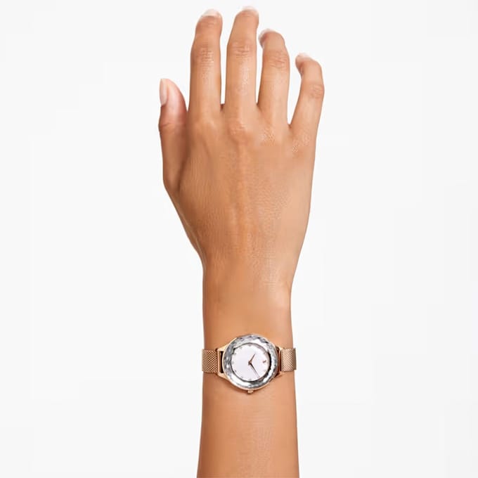 Swarovski 5650011 Octea Nova Roségoud Dameshorloge 33 white