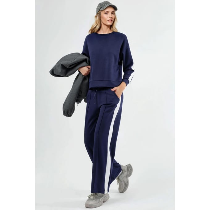 Modal Touch Regular Fit Sweatshirt en Broek Set