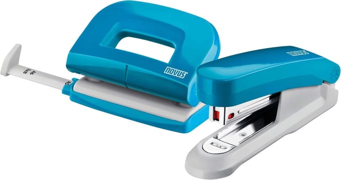 Handige Kantoor Set met Nietmachine en Perforator - 1000 Nietjes