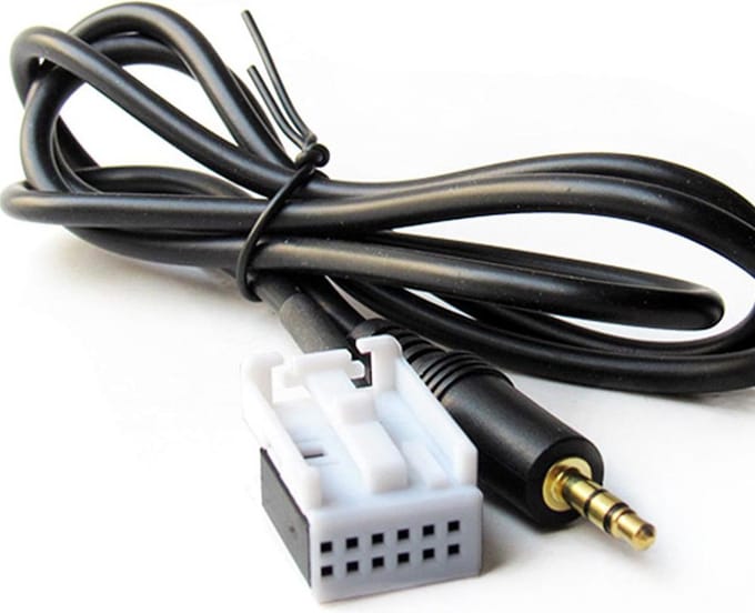 12 Pin Aux kabel Geschikt Voor Vw Rns 510