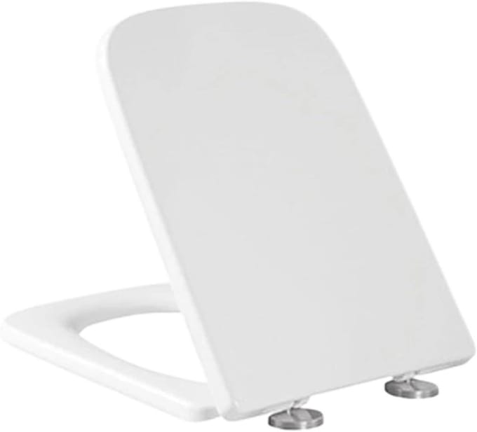 Toiletbril - Zitting Deksel - Badkamer Comfort - Langzaam Sluitend - 34 cm Breed - Wit
