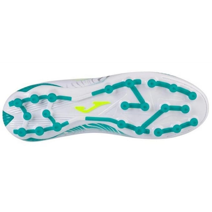 Joma Heren Evolution Kunstgras Voetbalschoenen (Wit/Blauw/Geel)