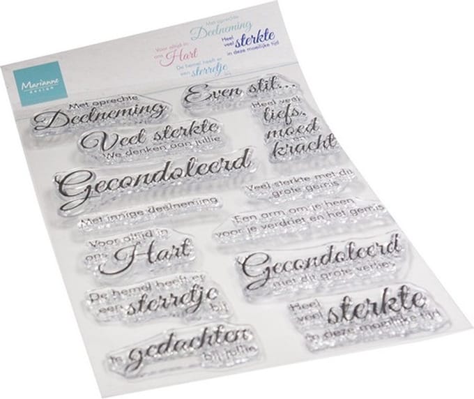Clear Stamps, Met oprechte deelneming