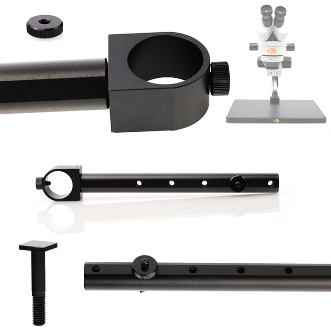 Rosfix Houder Display 196mm - 360° Verstelbaar, Hoogteverstelling - Lengte 196mm, Ø33mm