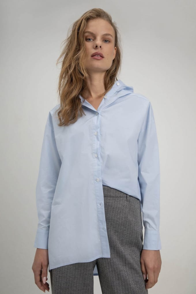 Josephine & Co Silke Blouse Sky Blue Taglia: 38 | Magliette intime Outlet | Donna | Blu