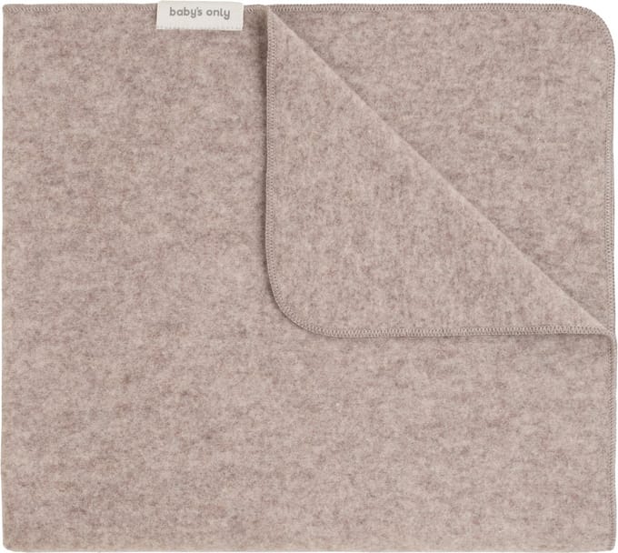 Baby's Only Ledikantdeken Merino Brushed Meadow - Sand - 100x135 cm
