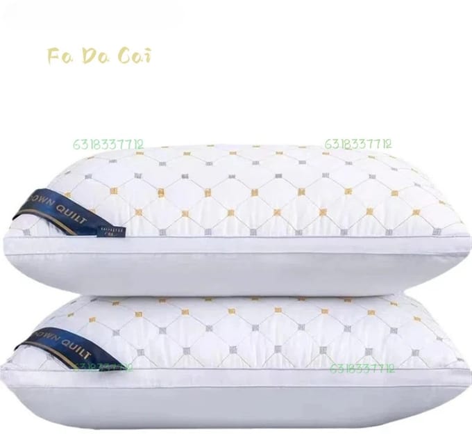Aafinity Hoofdkussen - Hoofdkussen nekklachten - Hoofdkussens - set van twee - 48x74 cm - wit