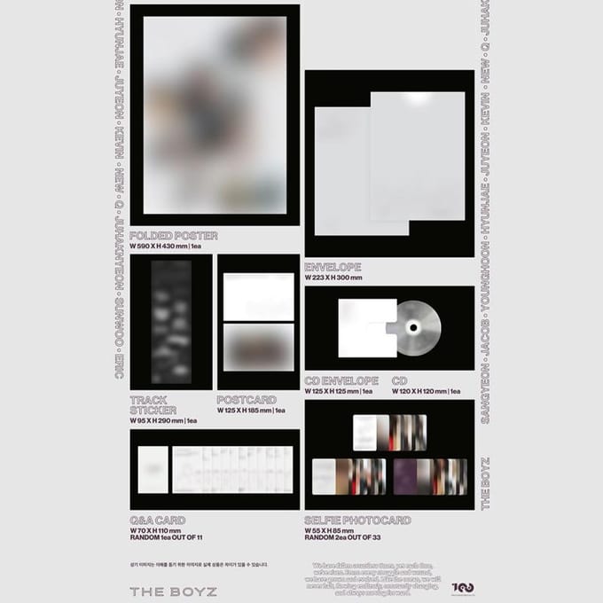 THE BOYZ - Onverwacht (Fotoboek ver.) Random black