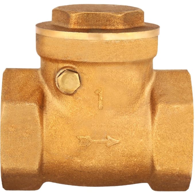 1 stuks DN25 Binnendraad Messing Non-return Zwenk Terugslagklep 232PSI Voorkom Terugstroming van Water