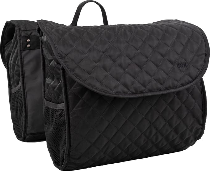BECK Quilt - Dubbele fietstas - Zwart