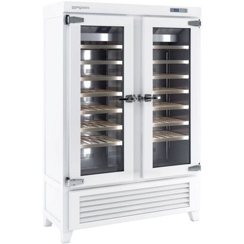 GGM Gastro Wijnklimaatkast - Massief hout - 1 klimaatzone - 640l - max. 84 flessen wit