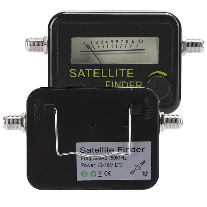 9501 Gevoelige Satellietzoeker Signaalsterktemeter Zwart met Digitaal Scherm gray