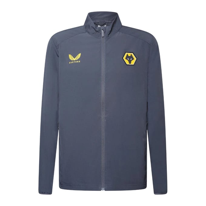 Castore Wolverhampton Wanderers FC-voetbaljas voor heren (Ebbenhout)