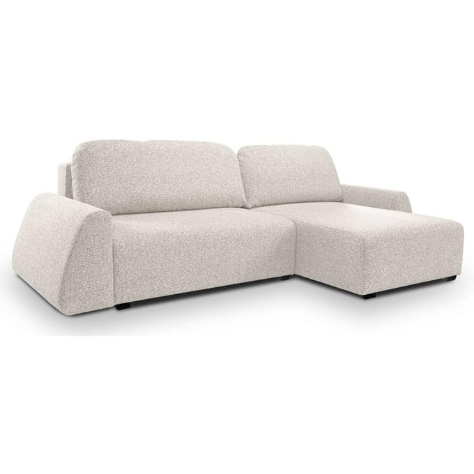 Talula hoekbank links/rechts chenille met slaapfunctie | Selsey Design
