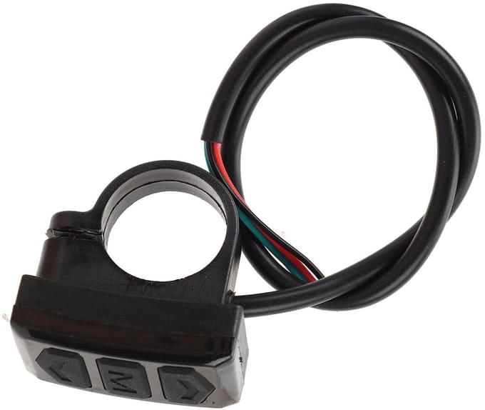 Allecto - Ergonomische Elektrische Fietsschakelaar - Non-Slip Grip