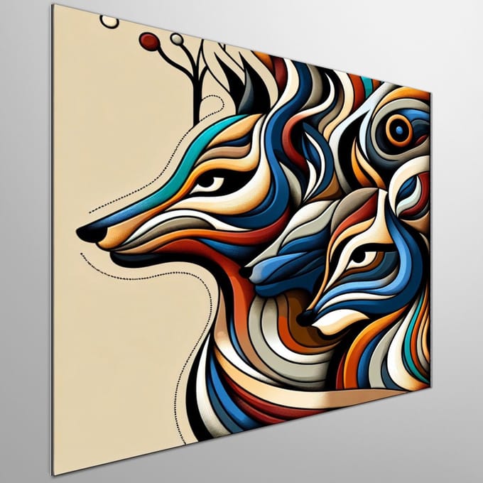 Kunstprint | Wanddecoratie | Dibond | 80 × 80 cm