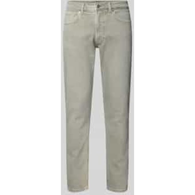 tapered fit jeans van katoenmix model 'STANLEY'