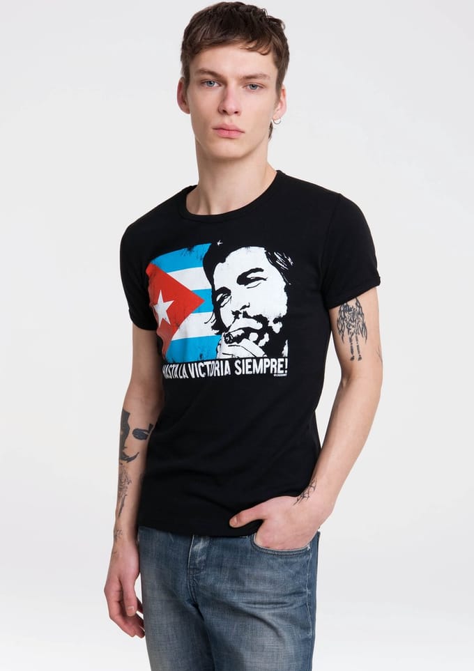 Logoshirt T-Shirt Che Guevara - Cuban Flag