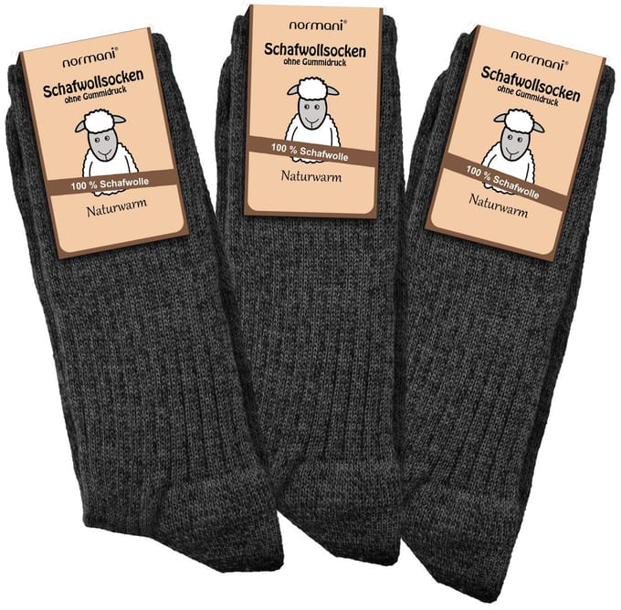 3 paar sokken van schapenwol