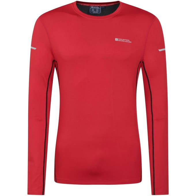 Mountain Warehouse Heren Vault Gerecycled Top (Actief Rood)