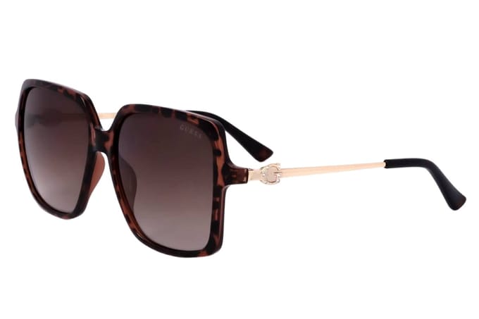 Guess zonnebril GF6131 52F Dark Havana Brown Gradiënt