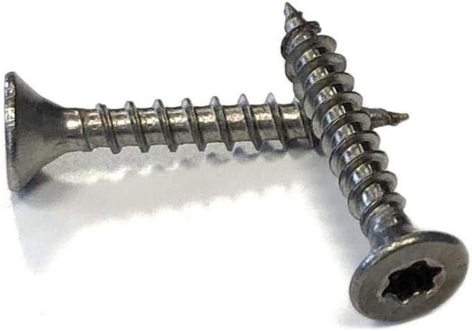 Houtschroeven A2 RVS Torx Verzonken Kop 4x16 mm - 200 Stuks