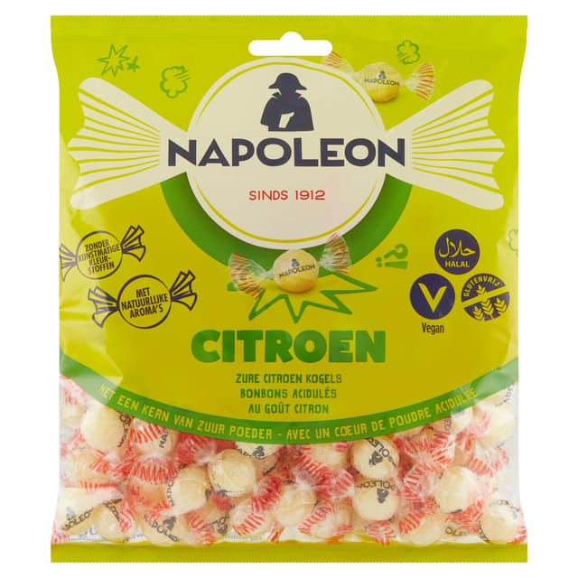 Napoleon Citroen Zuurtjes Lempur - 1 kilo