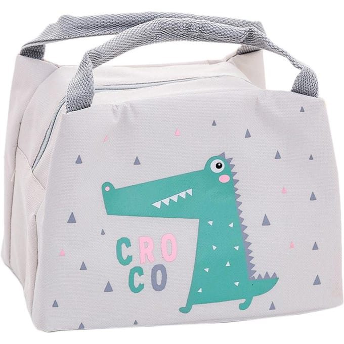 Draagbare Waterdichte Thermische Koeltas Geïsoleerde Lunchtas Draagtas Picknick Opbergtas beige