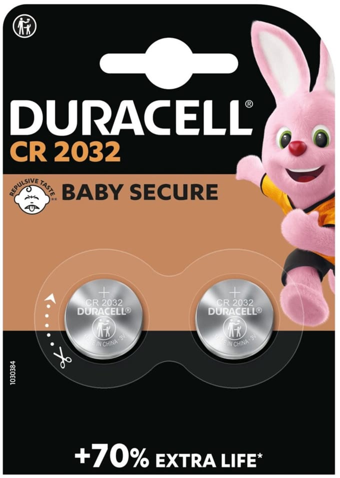 Duracell Knoopcelbatterijen 2032 - 5 x 2 stuks - Voordeelverpakking